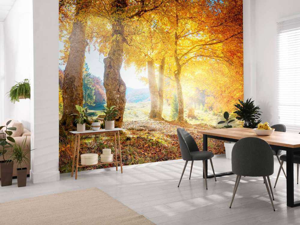 Warme Herbstlandschaft