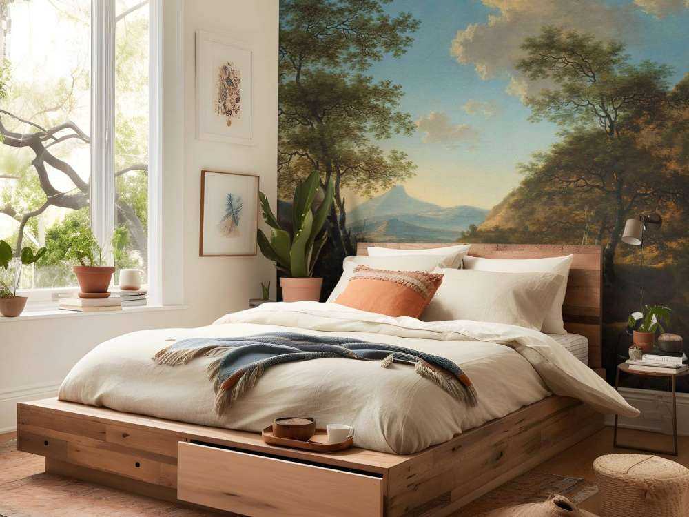 Italienische Landschaft mit Künstler