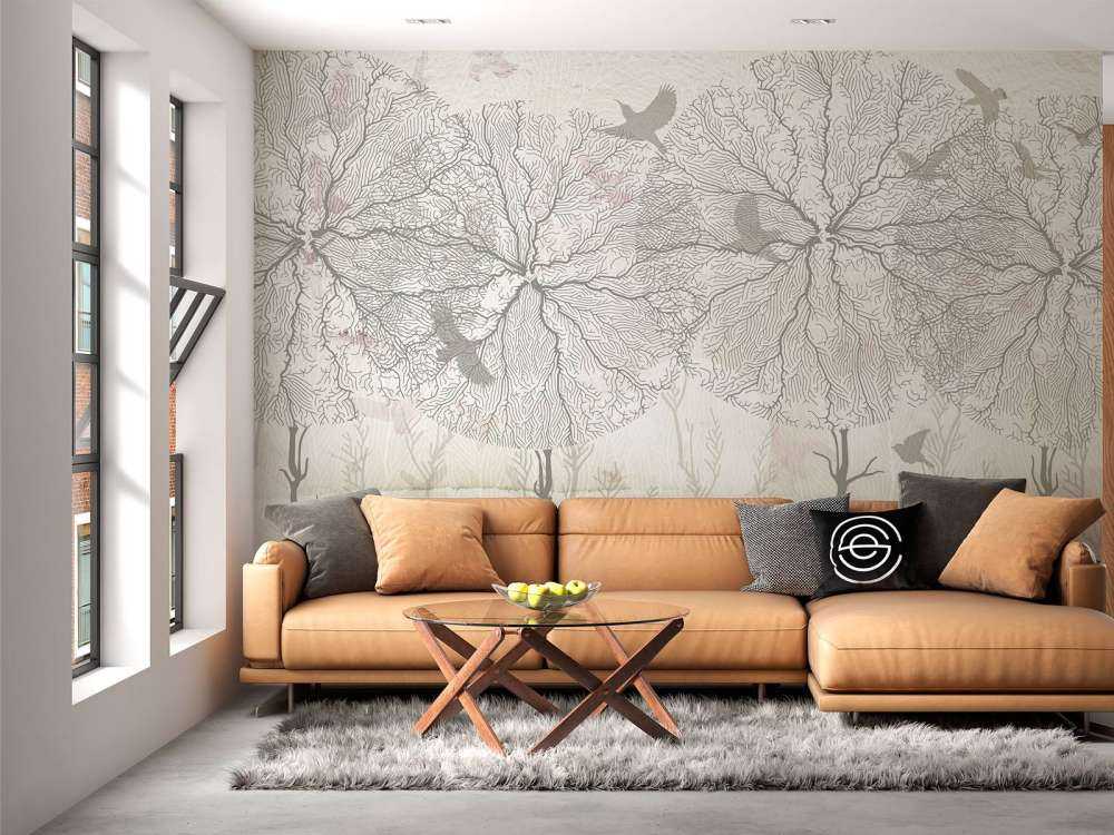 Graphic Trees - Sepia