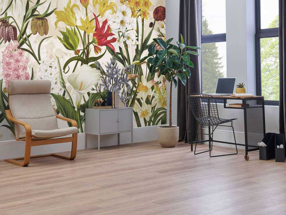 Frühjahrsblumen - Warmes Honigbeige