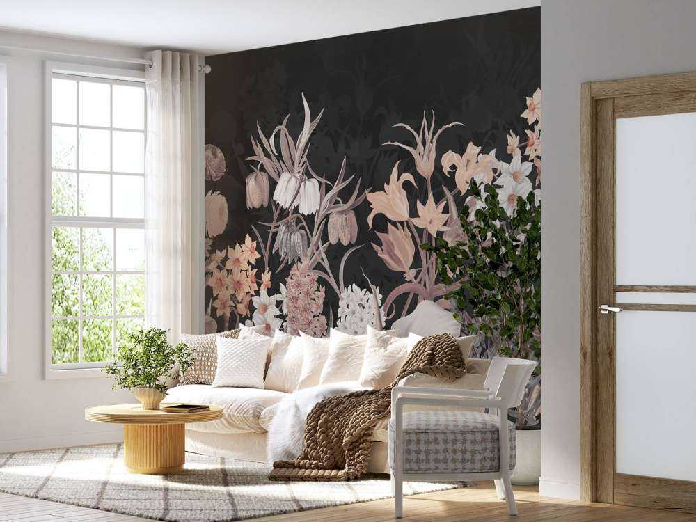 Frühjahrsblumen - Vintage Sepia