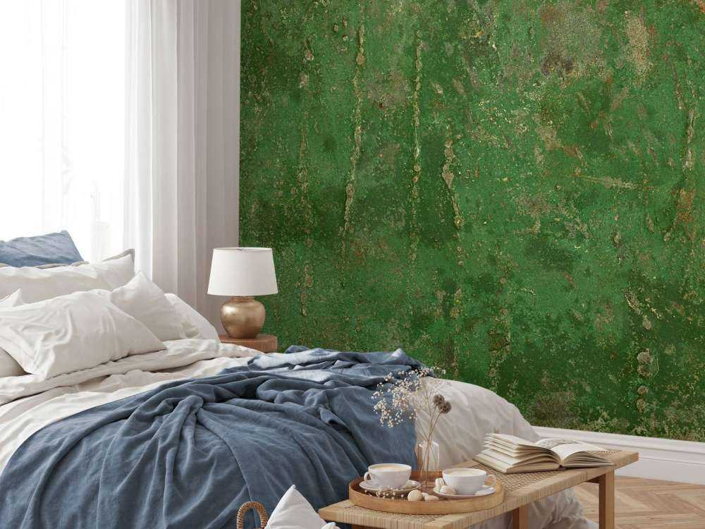 Grünes oxidiertes Metall