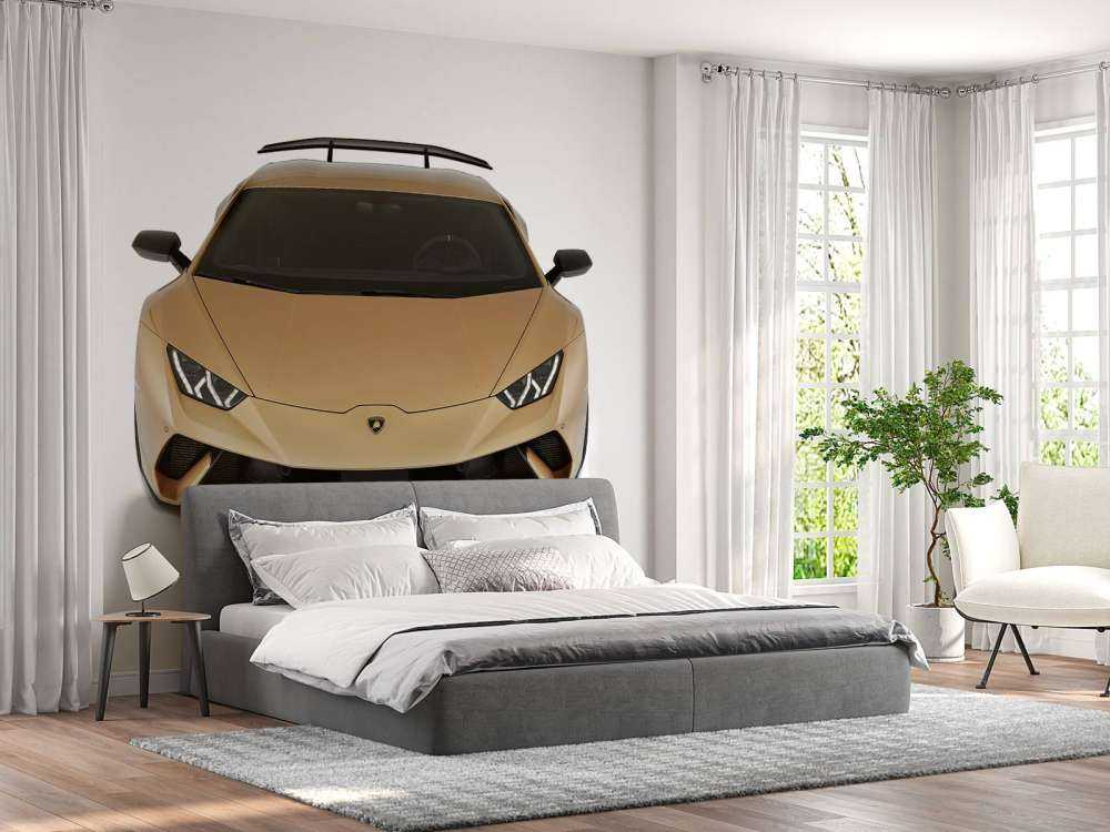 Lamborghini Huracán - Front von oben, weiß