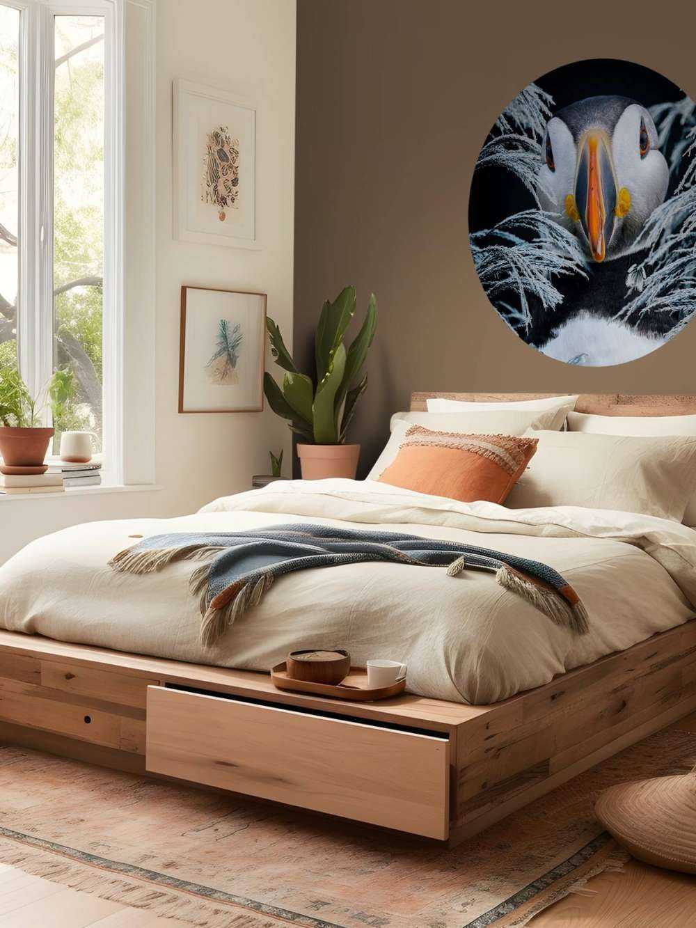 Atlantic Puffins Porträt