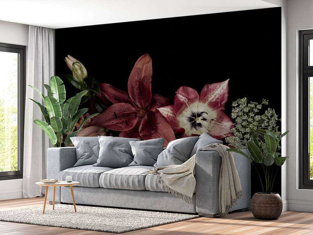Zusammengesetzte bunte Blumen