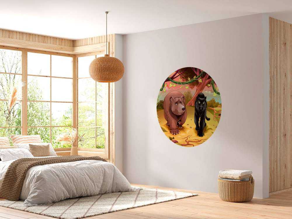 Freundliche Dschungeltiere