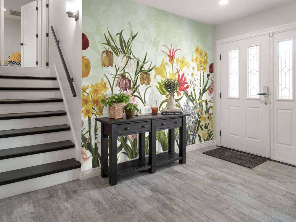 Frühjahrsblumen - Frisches Minzgrün