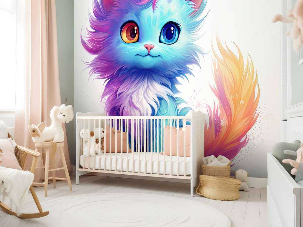Regenbogen-Katzenbaby
