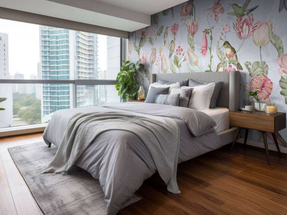 Frühling Kolibri Symphonie - Pastellblaue Serenade