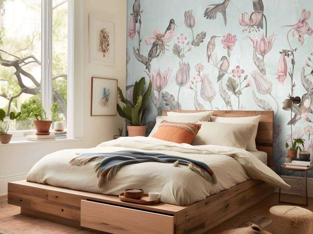 Frühling Kolibri Symphonie - Minz Wiese