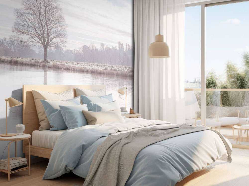 Verlassene Winterlandschaft