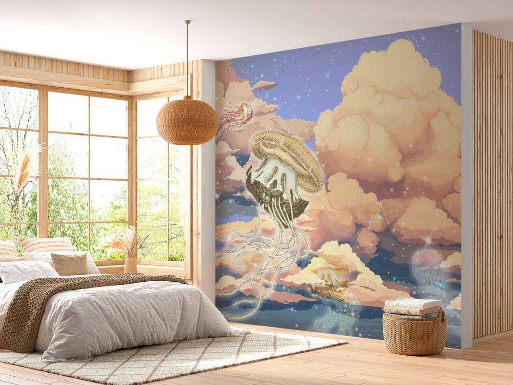 Quallen in den Wolken
