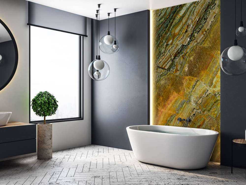 Farbiger Marmorbruch