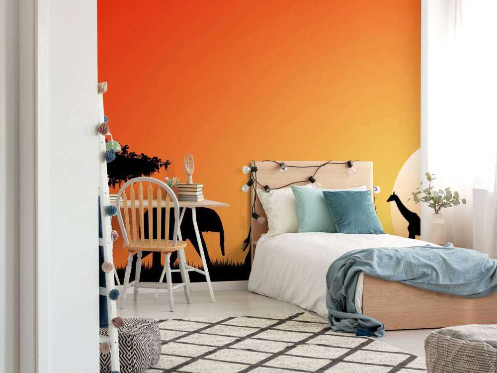 Safari bei Sonnenuntergang