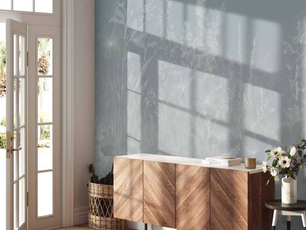 Zarter englischer Garten - dunkelgrün