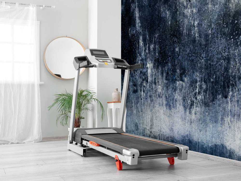 Alte verwitterte blaue Wand