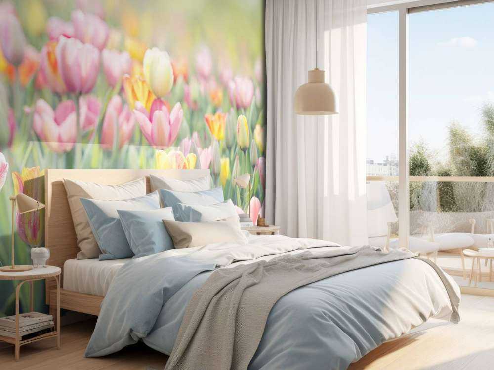 Bunte Tulpen