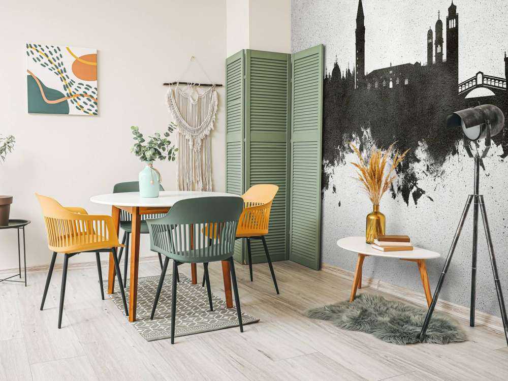 Aquarell-Skyline, Venedig