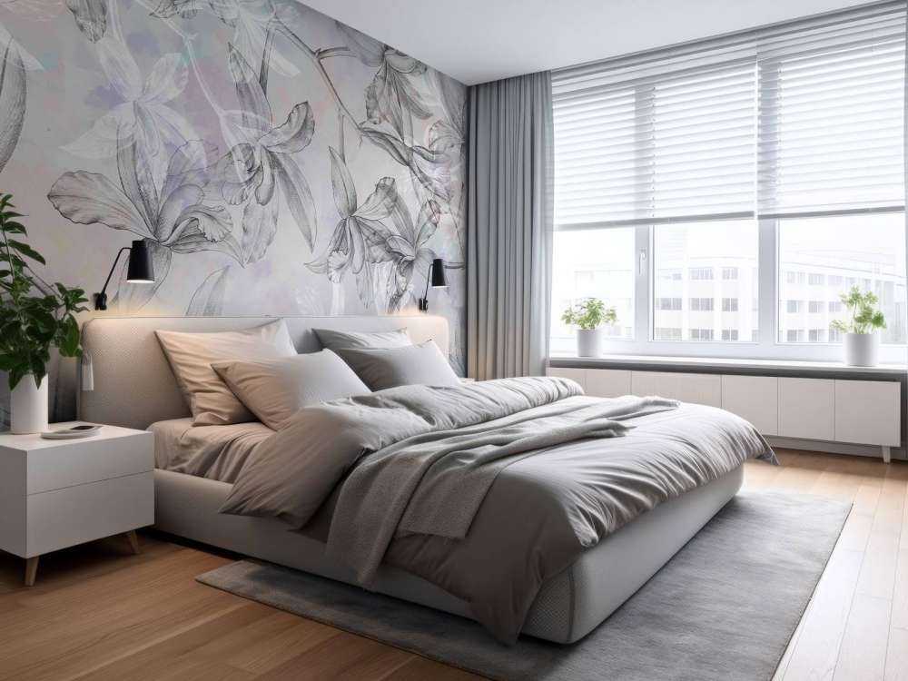 Orchideen Traumlandschaft 2-farbig Lila