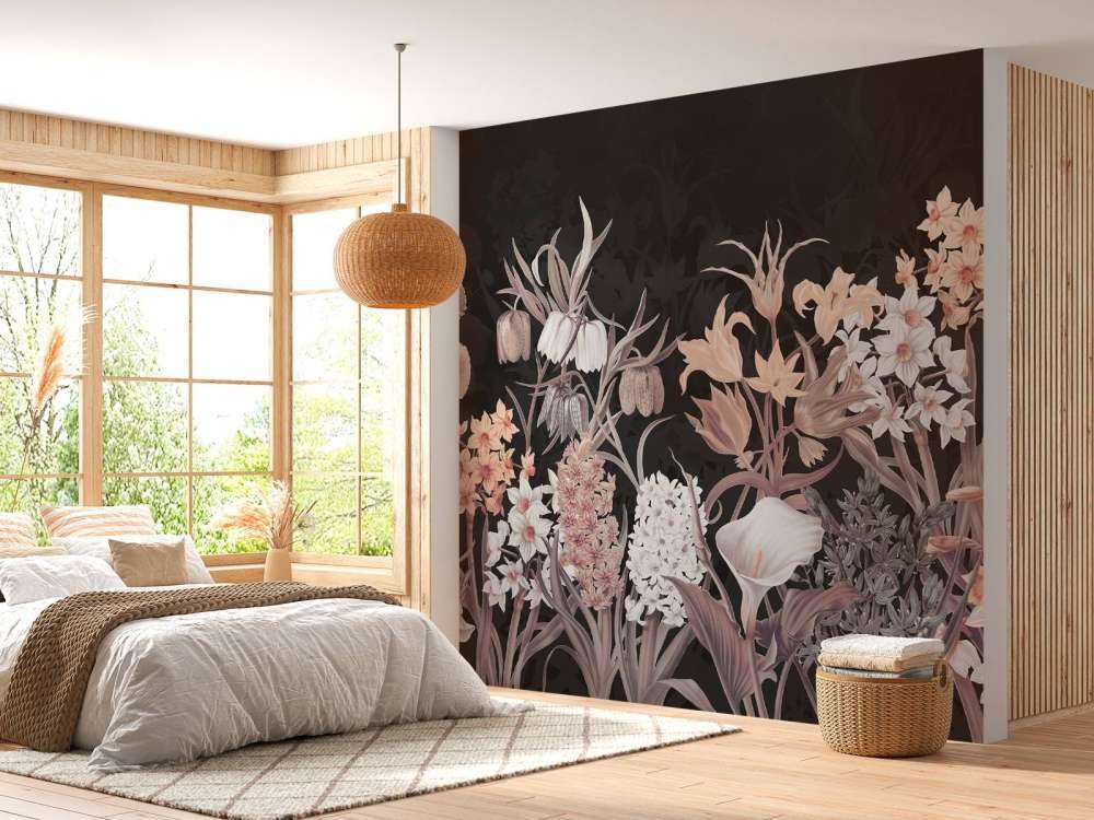 Frühjahrsblumen - Vintage Sepia