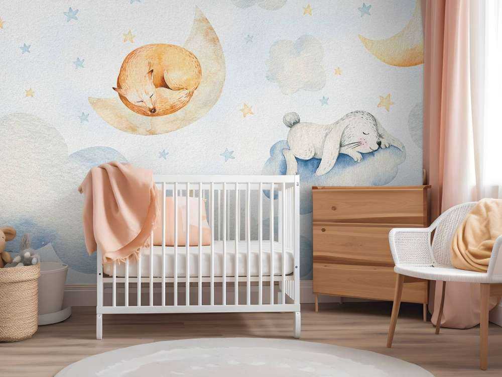 Schlafende Freunde in den Wolken