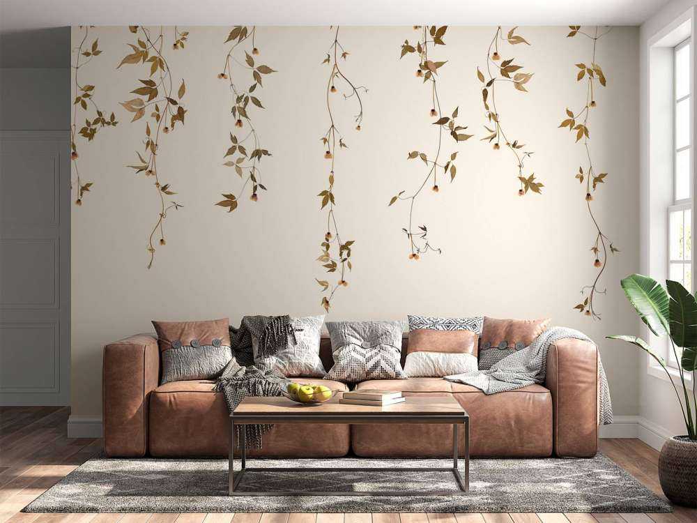 Clematisranke mit Blüten