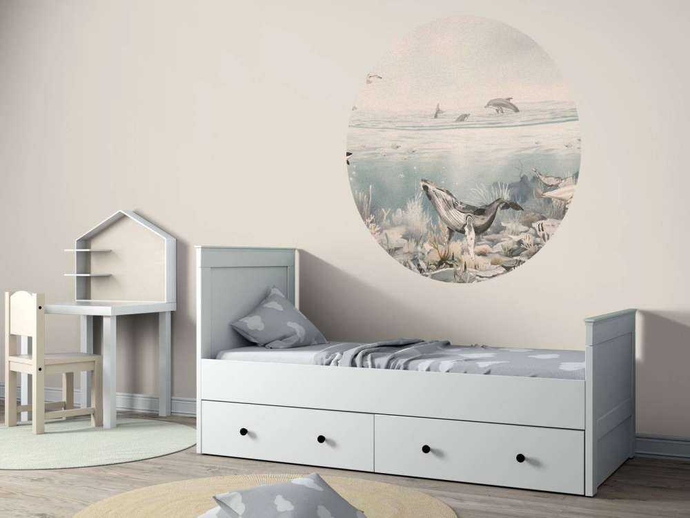 Ozeanlandschaft mit Tieren