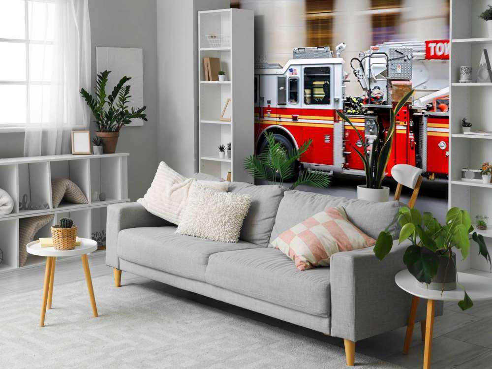 Amerikanisches Feuerwehrauto