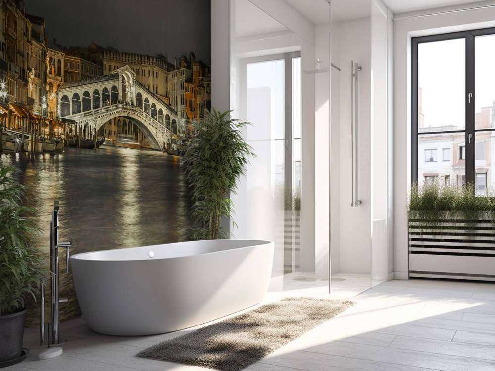 Rialto-Brücke am Abend