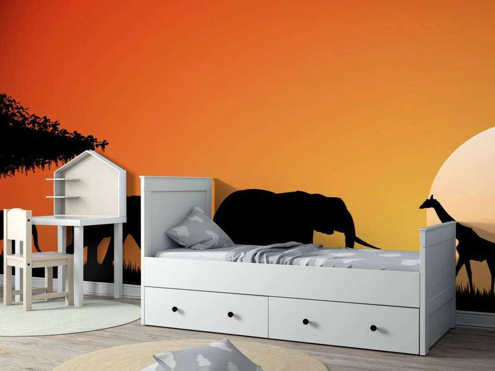 Safari bei Sonnenuntergang