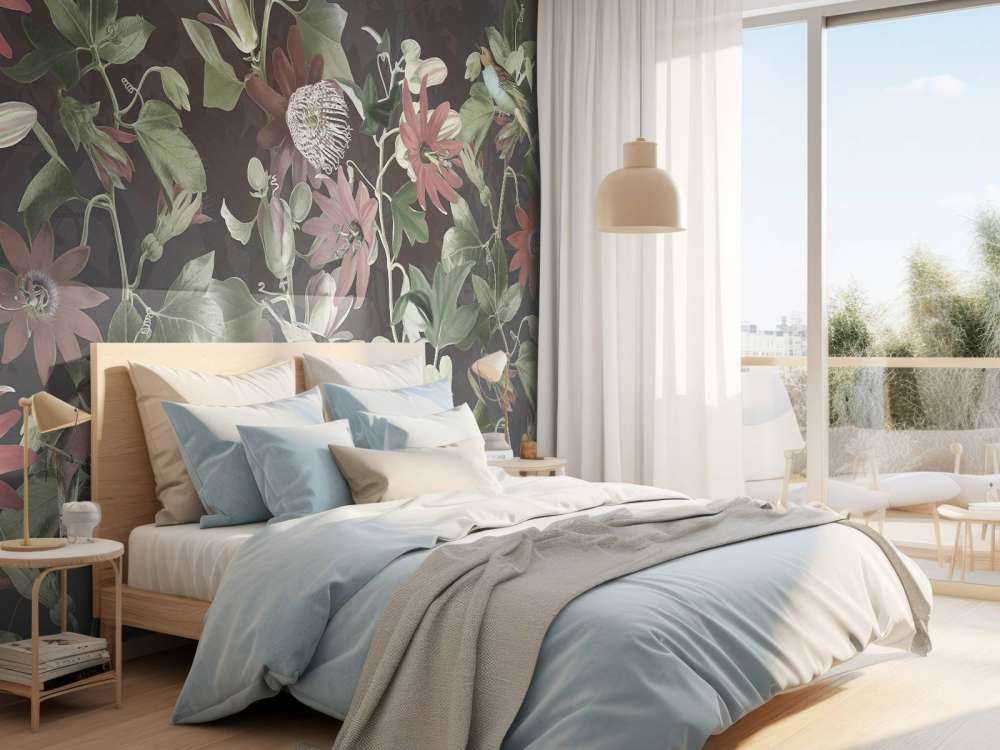 Sieben Vögel im verzauberten Laub - Mitternachtsblüte