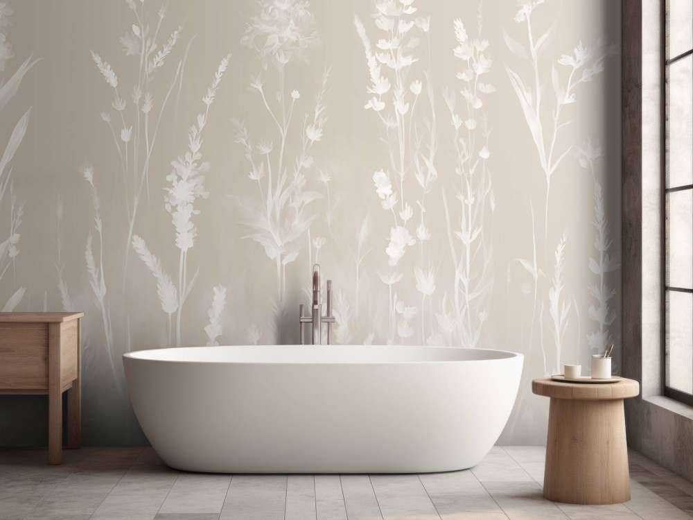 Lavendellicht Nahtlos Sandbeige