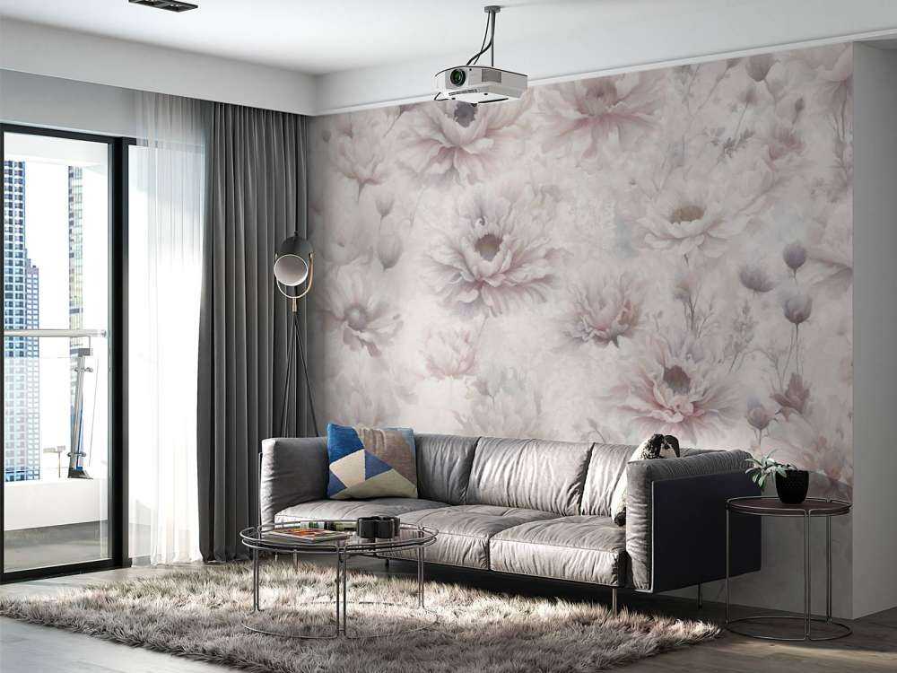 Romantische Wand Orange