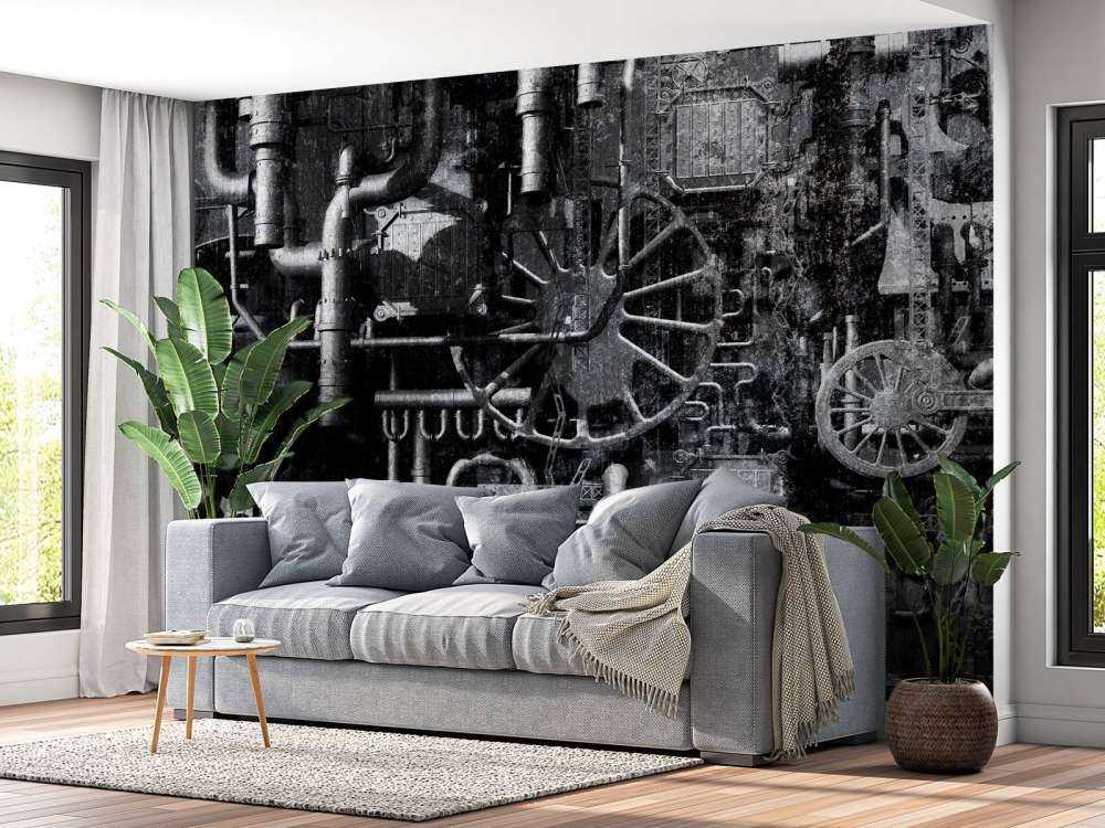 Alter Maschinenraum eines Zuges