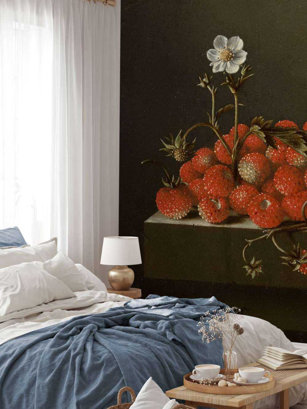 Stilleben mit Walderdbeeren