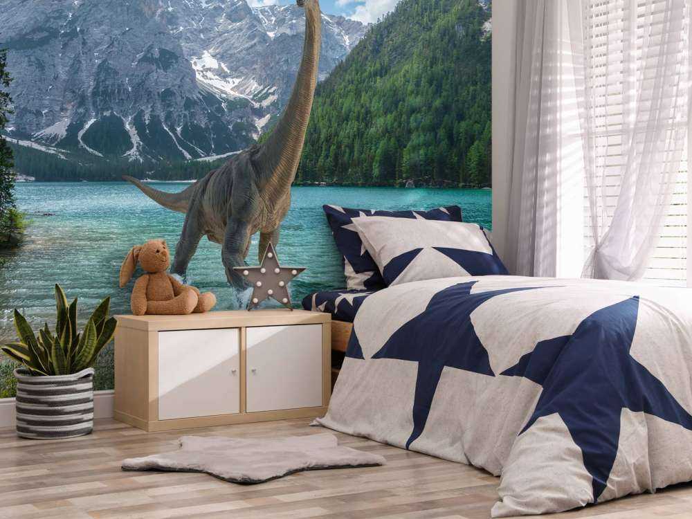 Brachiosaurus im Wasser