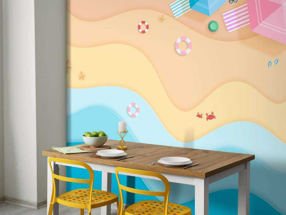 Illustrierter Strand