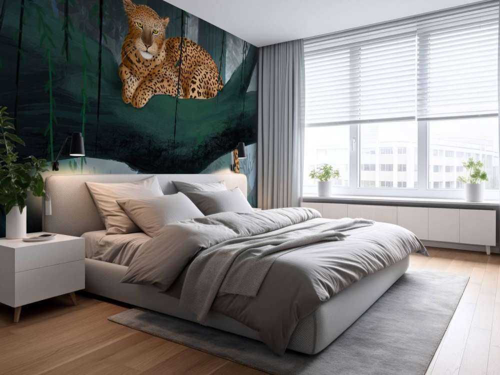 Gepard auf einem Ast