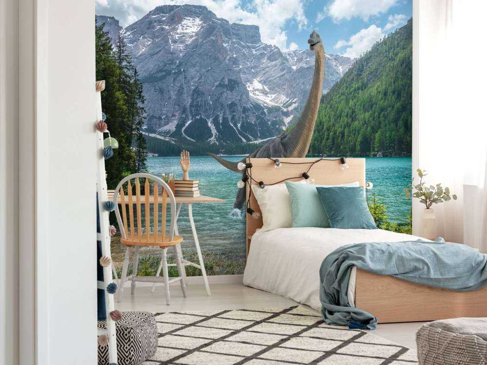 Brachiosaurus im Wasser