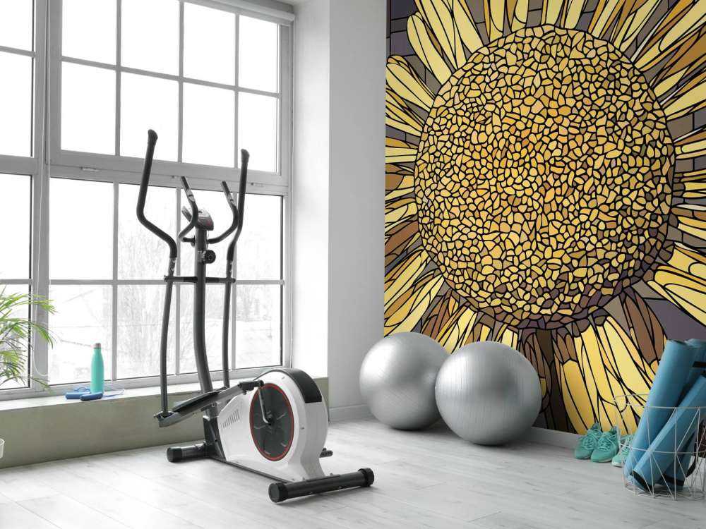 Gelbe Kamillenblüten