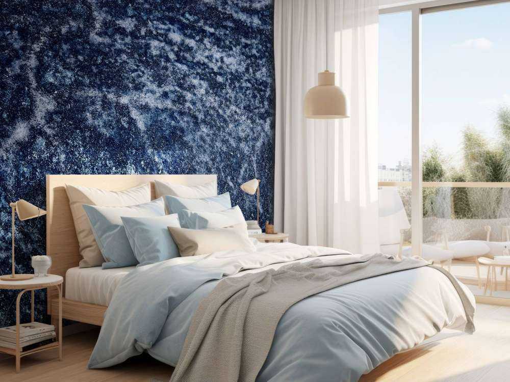 Dunkelblaue Struktur