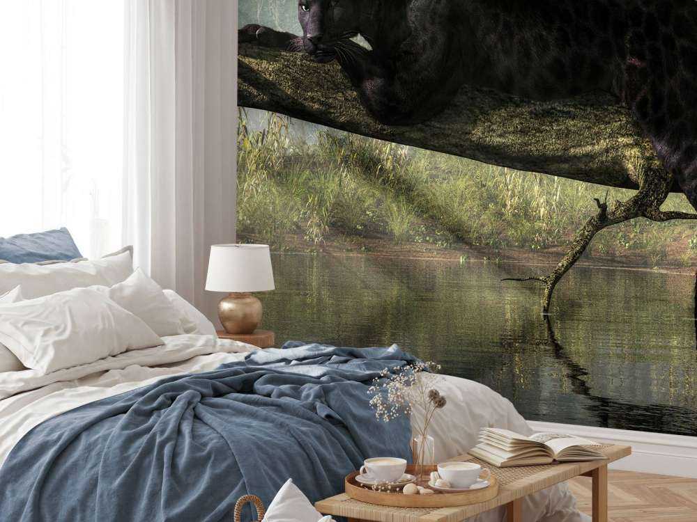 Panther im Dschungel