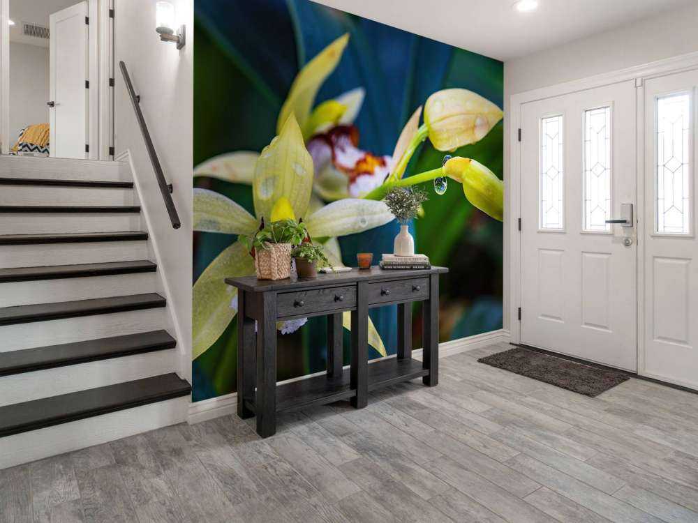 Wilde gelbe Orchidee