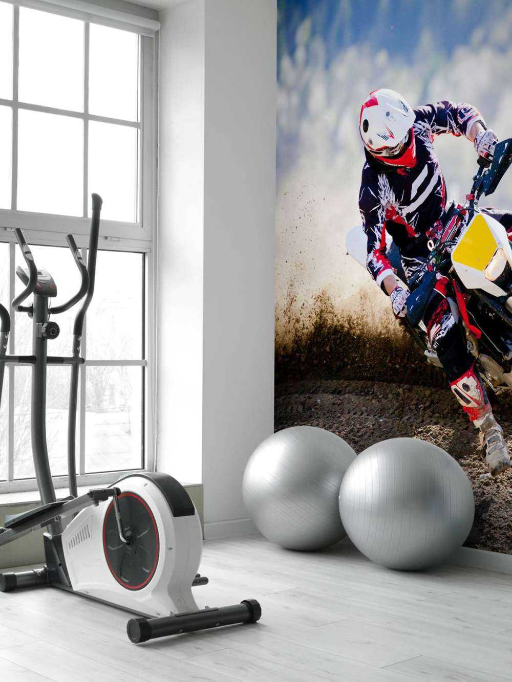 Crossrad in der Kurve