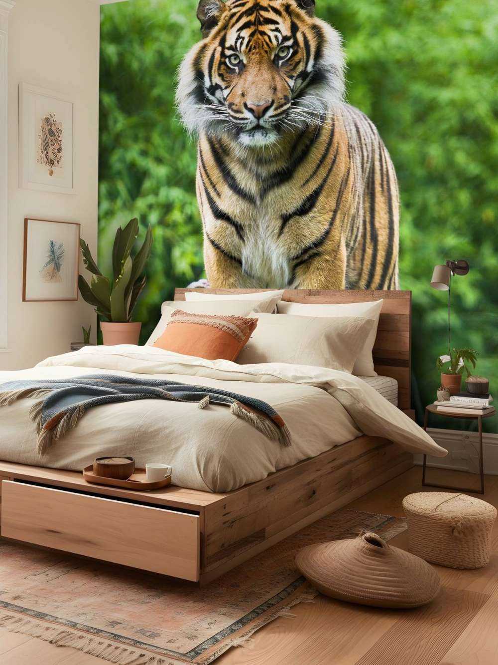 Tiger auf einem Stein