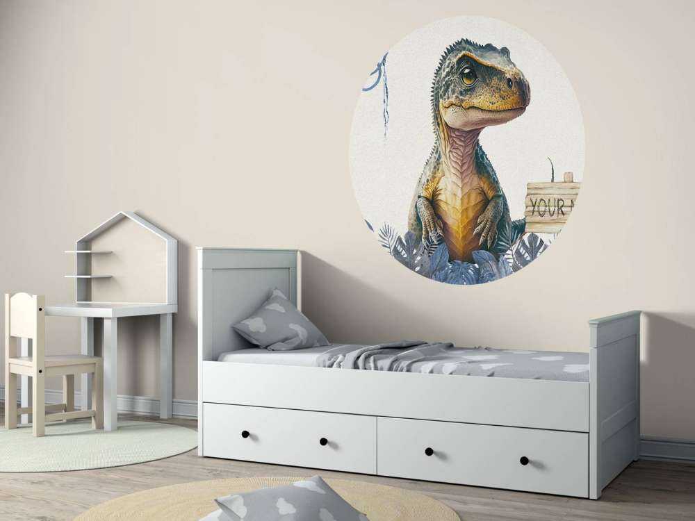 Baby-T-Rex im blauen Dschungel