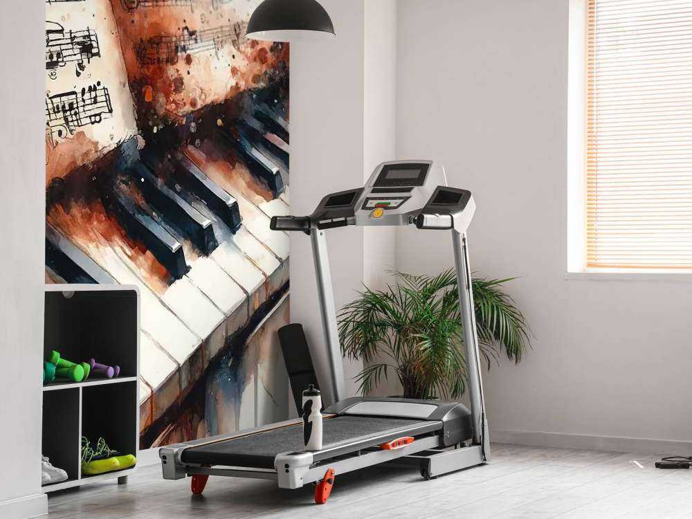 Melodische Harmonie in künstlerischen Strichen eingefangen