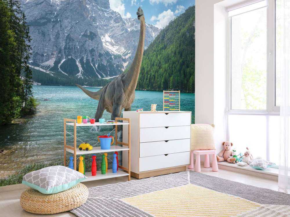 Brachiosaurus im Wasser