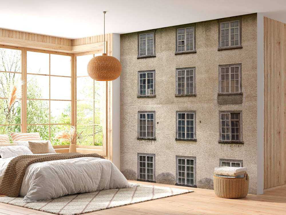 Fassade einer alten Fabrik