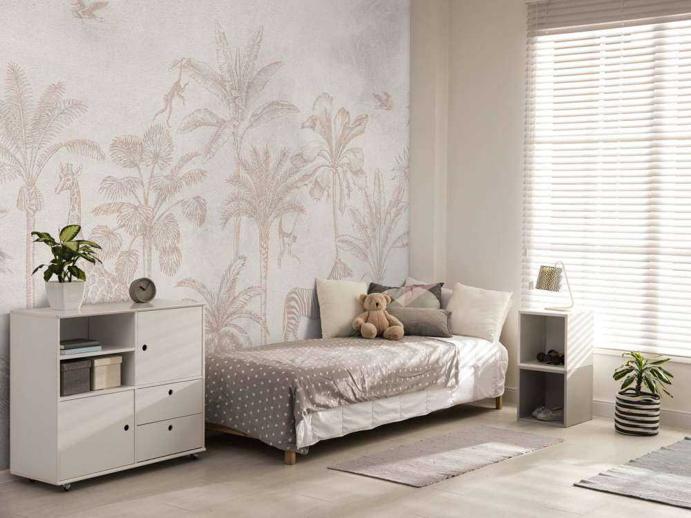 Tropisches Tier Dschungel taupe